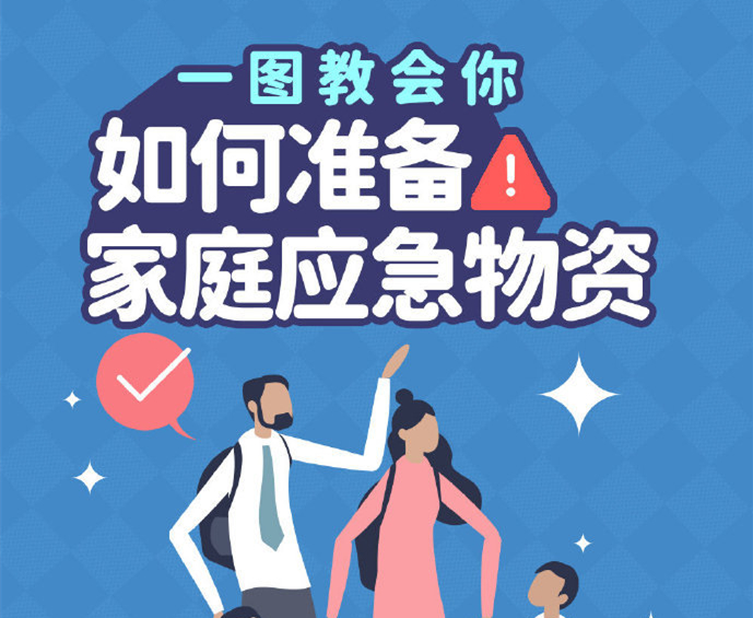 家庭應(yīng)急物資儲(chǔ)備清單，請(qǐng)收好